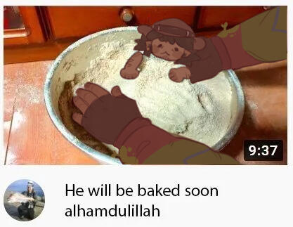 He Will Be Baked Soon